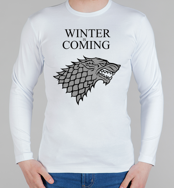Мужской лонгслив "Winter is coming"