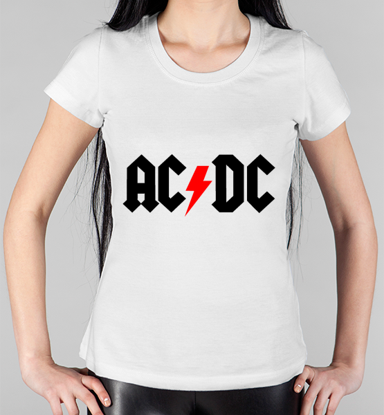 Женская футболка "AC/DC ROCK"