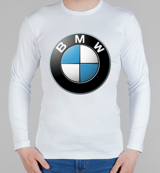 Мужской лонгслив "Логотип BMW"