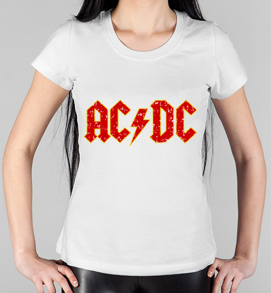 Женская футболка "AC DC 2"
