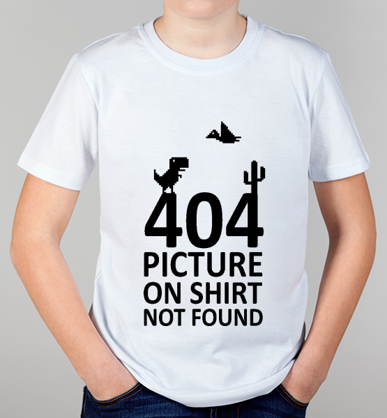 Детская футболка "404 error"