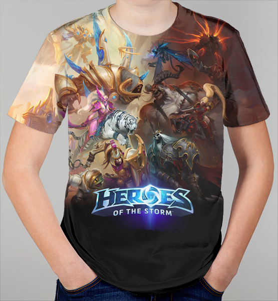 Детская 3D футболка "heroes of the storm (Blizzard)"