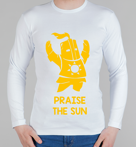 Мужской лонгслив "Praise the sun"