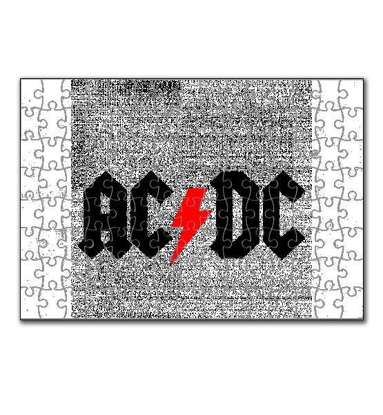 Пазл прямоугольнй "AC/DC ROCK"