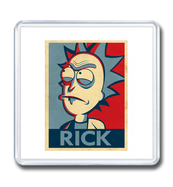 Магнит 65×65 "Rick (Рик)"