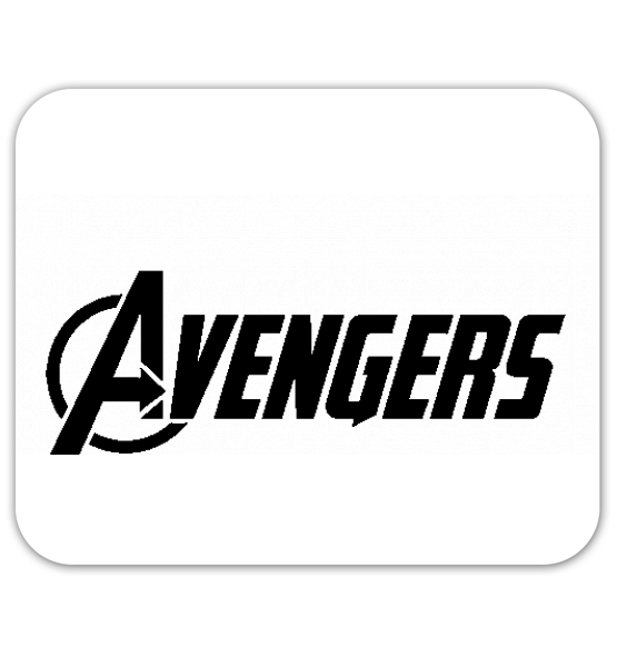 Коврик для мышки "Мстители (Avengers) надпись"