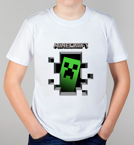 Детская футболка "Minecraft (Крипер)"
