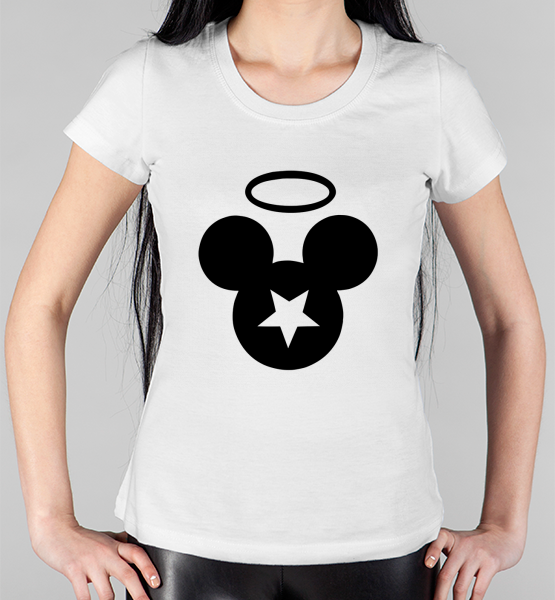 Женская футболка "Микки со звездой (Би-2)"