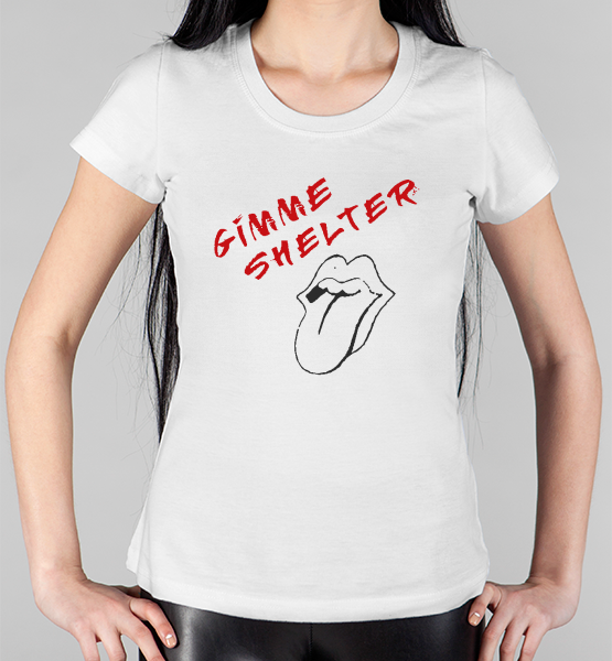 Женская футболка "Gimme Shelter"