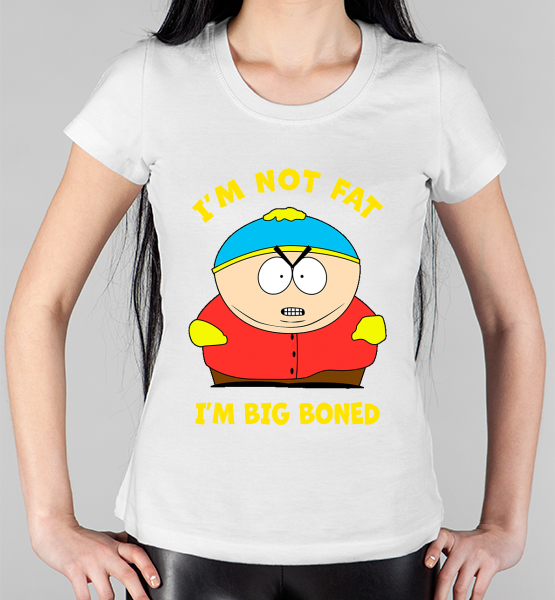 Женская футболка "Cartman I'm not fat"