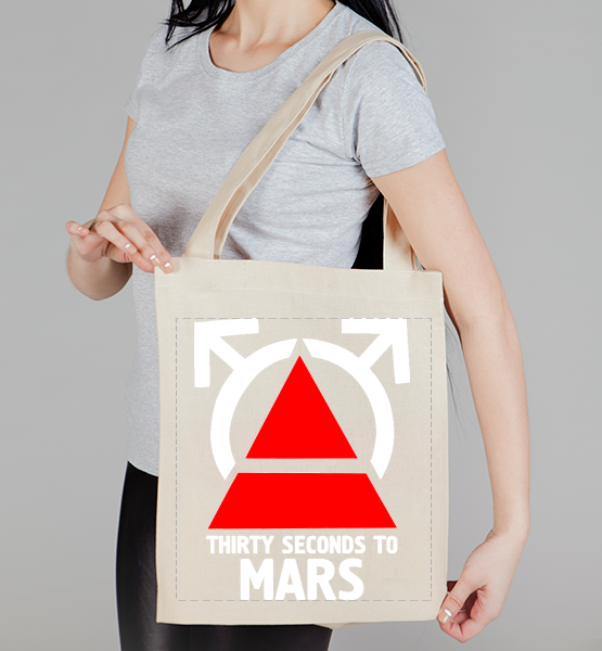 Сумка холщовая 30 seconds to mars 4