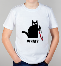 Детская футболка What?