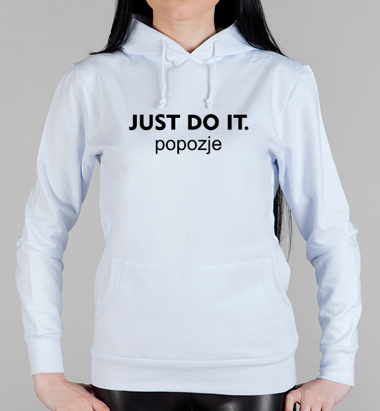 Женская толстовка "Just do it poposje"
