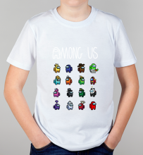 Детская футболка Among us (герои)