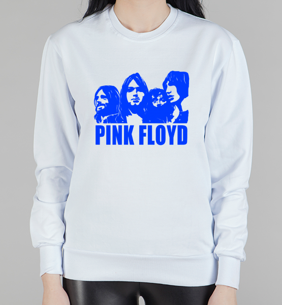 Женский свитшот "Pink Floyd (лица)"