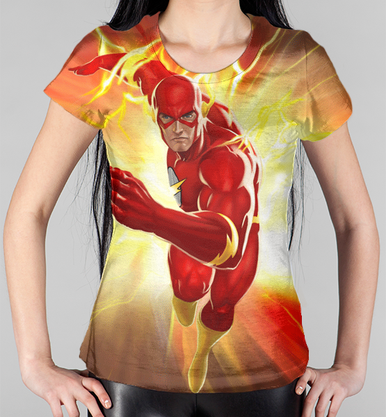 Женская 3D футболка "Flash"
