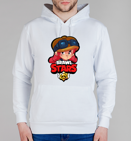 Мужская толстовка Brawl Stars Jessie
