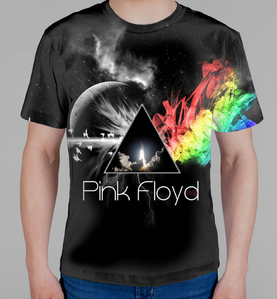 Мужская 3D футболка "Pink Floyd"