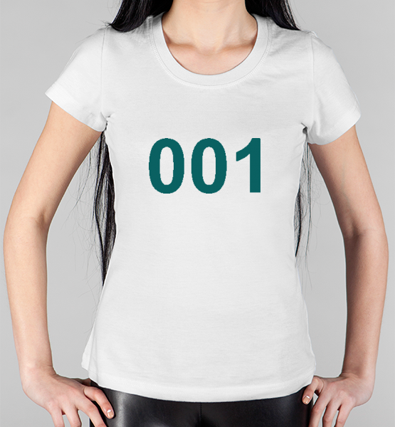 Женская футболка "Игра в кальмара 001"