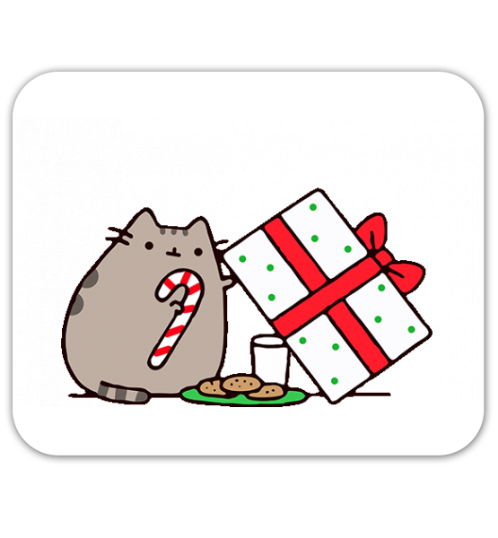 Коврик для мышки "Подарочек от Котика"