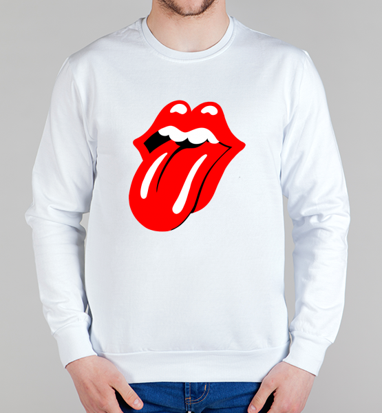 Мужской свитшот The Rolling Stones (Язык)