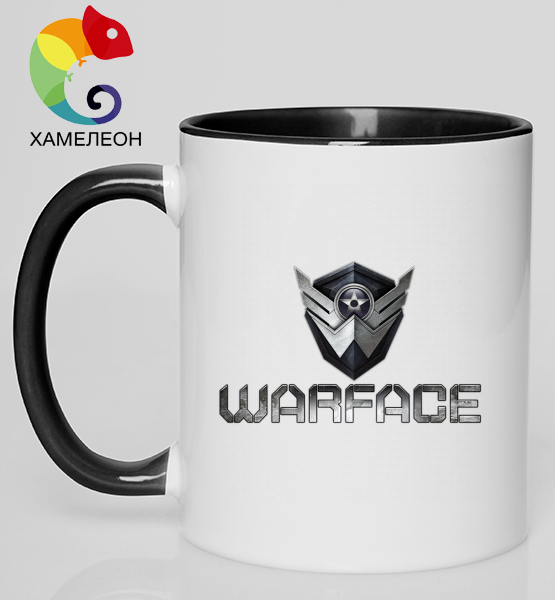 Кружка хамелеон "Warface Logo"