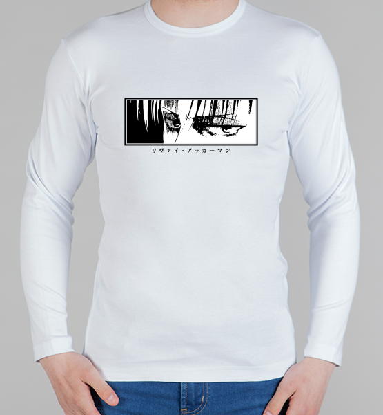 Мужской лонгслив "LEVI'S SAD EYES white"