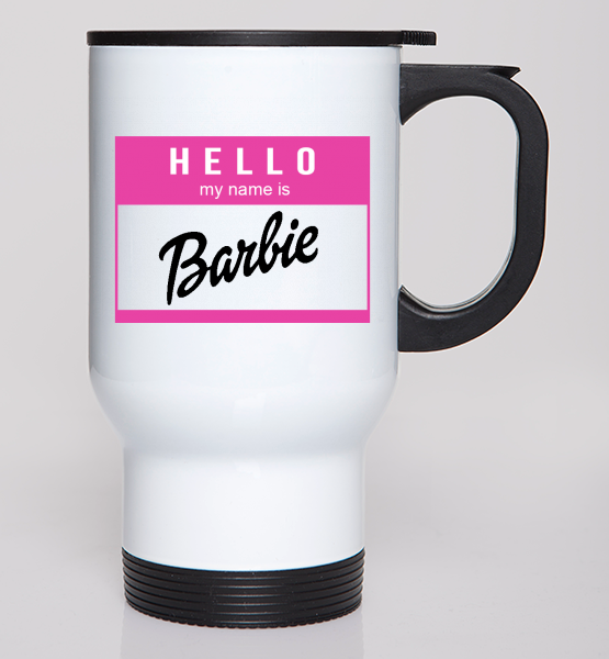 Автокружка "My name is Barbie"