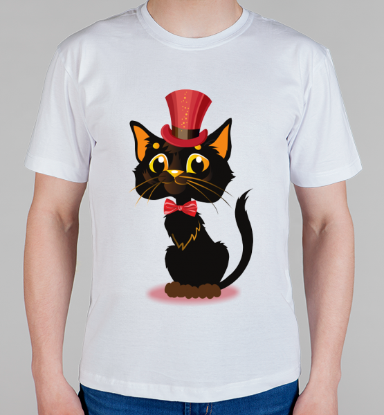 Парная футболка "Коты в шляпах"