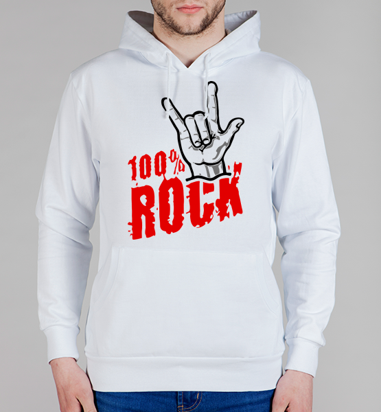 Толстовка "100 % Rock"