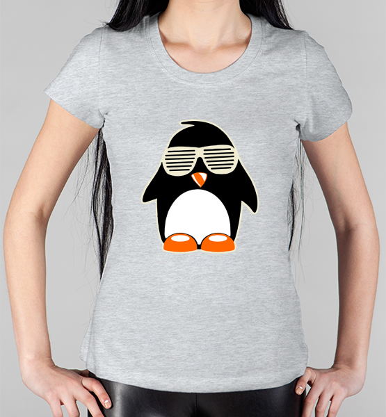 Женская футболка "Пингвинчик"