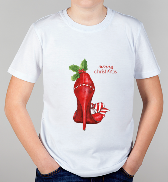 Детская футболка "Merry christmas 4"