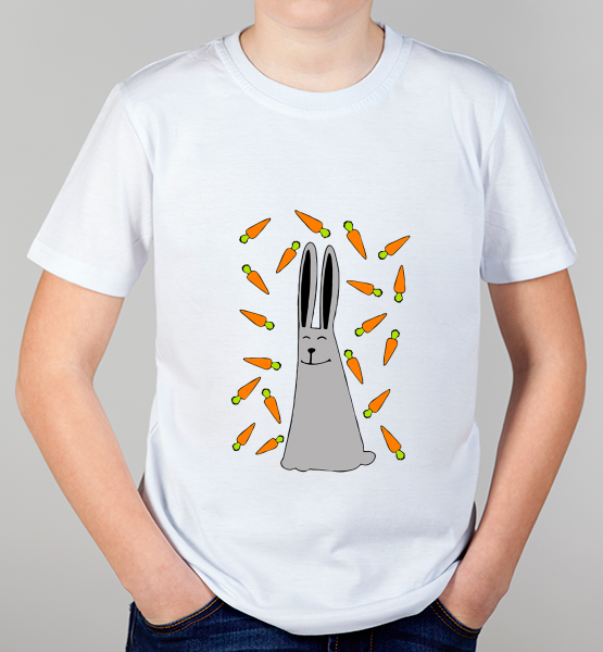 Детская футболка "Морковка"