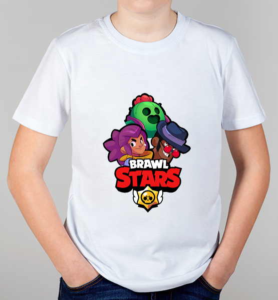 Детская футболка "Brawl Stars Герои"