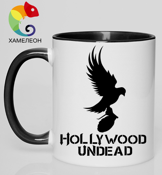 Кружка хамелеон "Hollywood Undead"