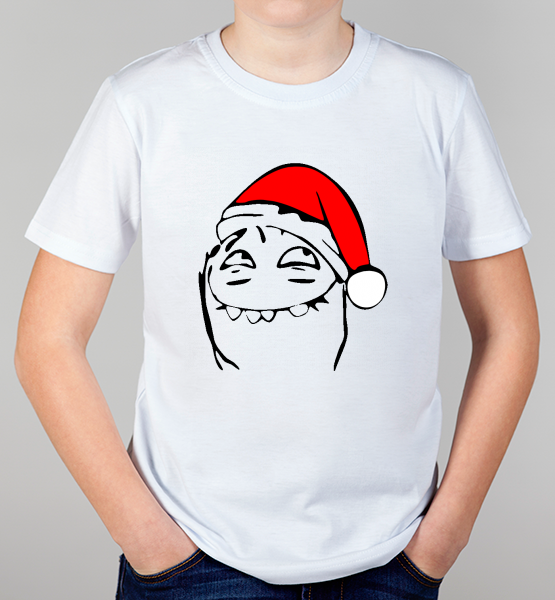 Детская футболка "Новогодний Мем"