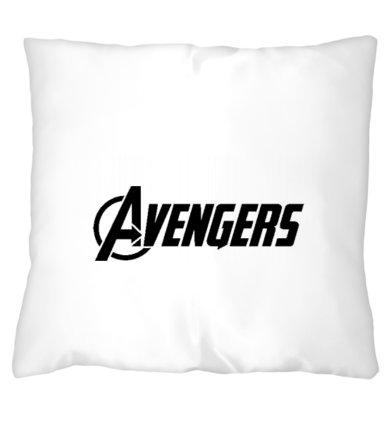 Подушка "Мстители (Avengers) надпись"