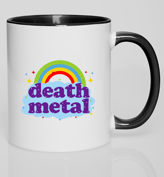 Цветная кружка "Death metal"