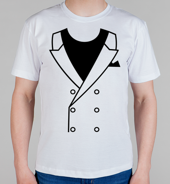 Парная футболка "Смокинг"