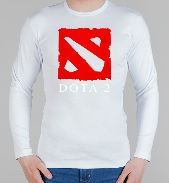 Мужская футболка с длинным рукавом Dota 2