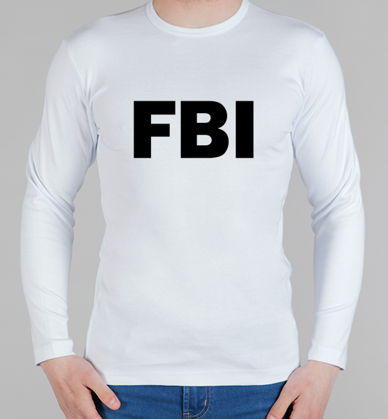 Мужской лонгслив "FBI"