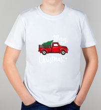 Детская футболка Christmas car