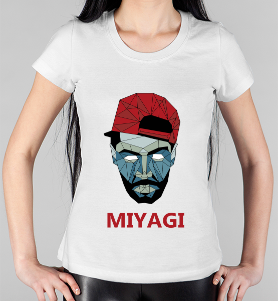Женская футболка "Myagi"
