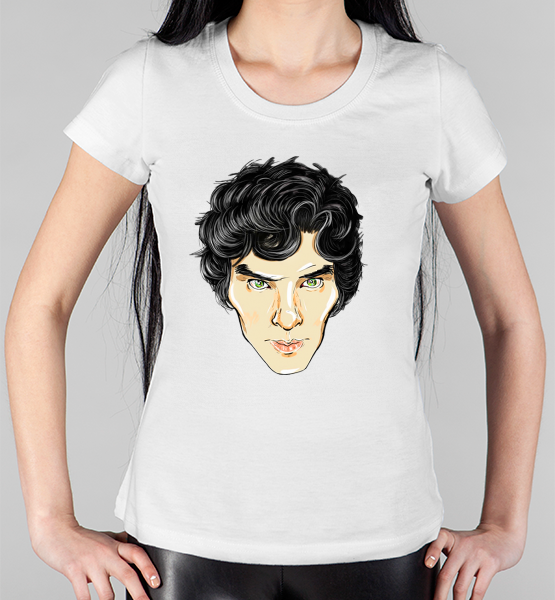 Женская футболка "Шерлок"