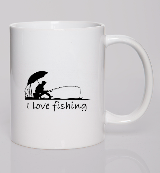 Кружка "I love fishing"