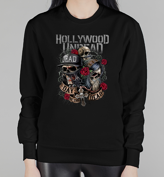 Женский свитшот "Hollywood Undead Black"