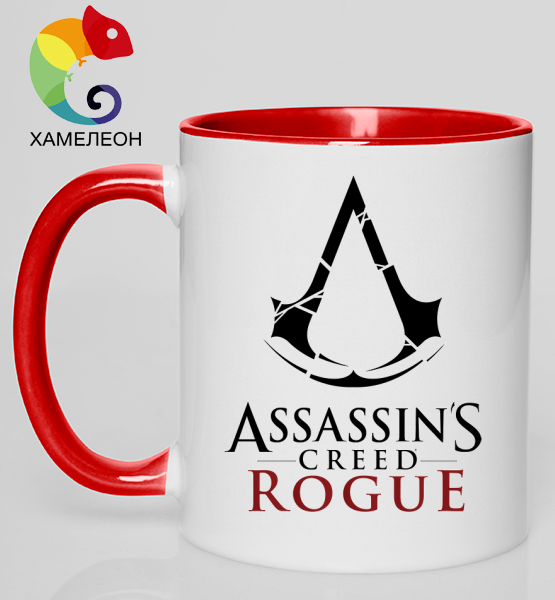 Кружка хамелеон Assassins creed logo