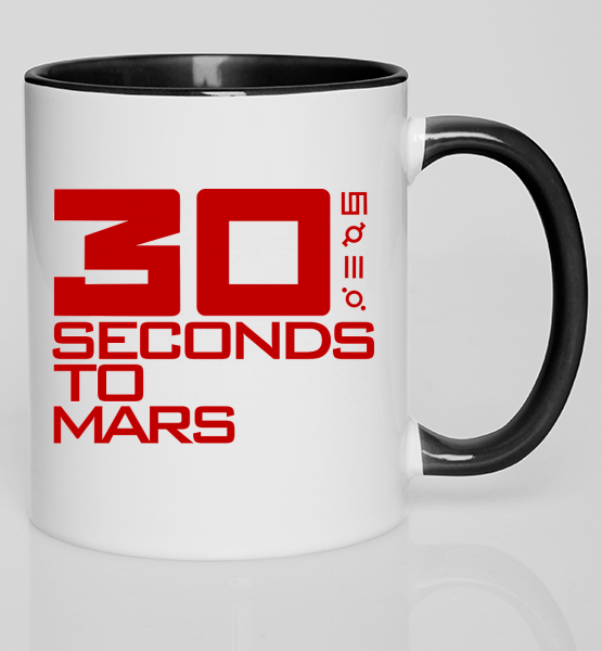 Цветная кружка "30 seconds to mars 3"