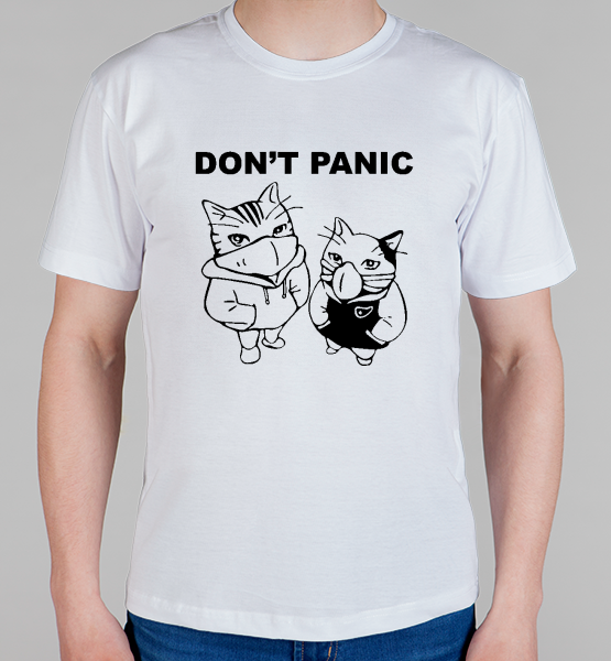 Майка "Коты Don't panic"