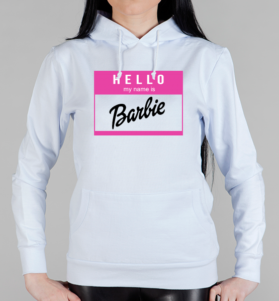 Женская толстовка "My name is Barbie"